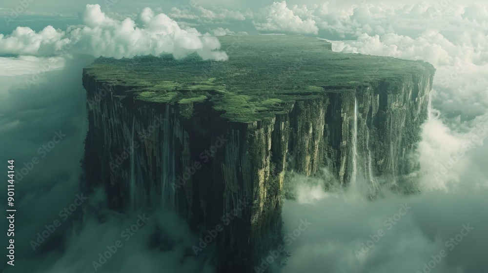Mount Roraima (Venezuela): This tabletop mountain in Canaima National Park features sheer cliffs, unique flora and fauna, and the world's tallest waterfall, Angel Falls Mount Roraima (Venezuela): This tabletop mountain in Canaima National Park features sheer cliffs, unique flora and fauna, and the world's tallest waterfall, Angel Falls