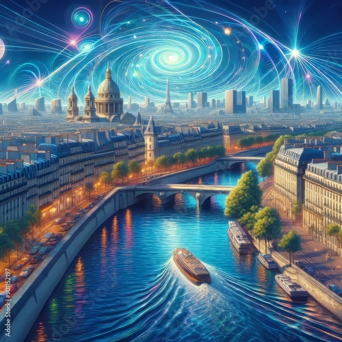 34 6 Seine River holography illustration Capturing the beauty of photo