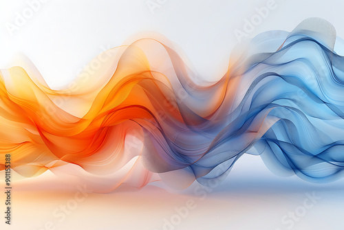 Colourful silk waves, abstract curves, wallpaper, Abstract dynamic pink neon wave background Illustrations for templates