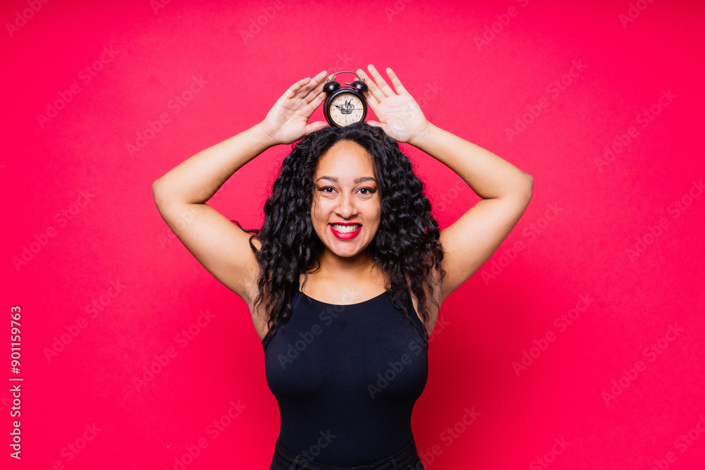 Smiling young african american woman studio portrait. People emotions lifestyle concept. Smiling young african american woman studio portrait. People emotions lifestyle concept.