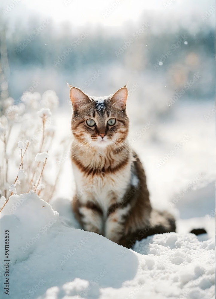 The Cat Who Loved the Snowfall The Cat Who Loved the Snowfall
