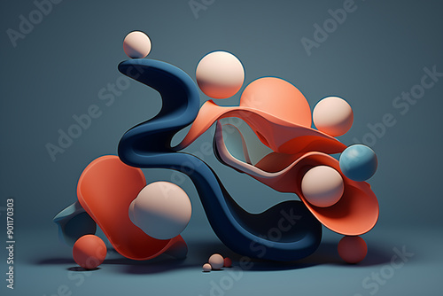 graphic design of creative geometric image