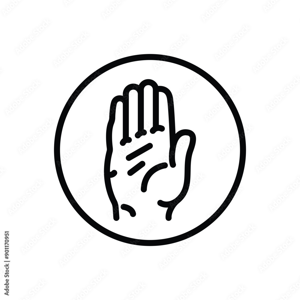 Black line icon for congress Black line icon for congress