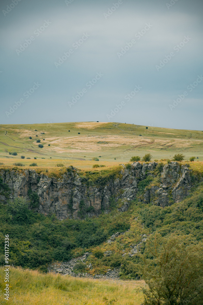 Naklejka premium landscape with hills
