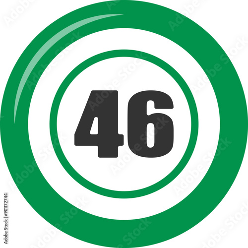 Bingo Ball Icon