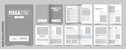 Travel & Toure Magazine Template photo