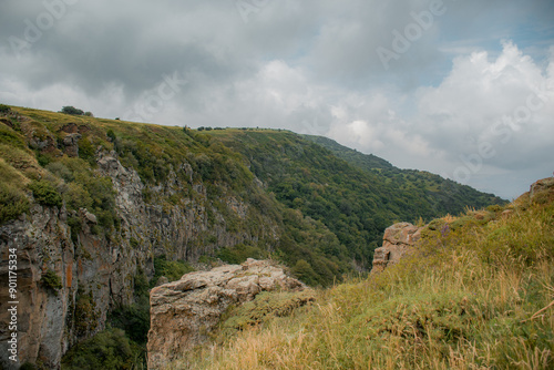 landscape with sky and clouds