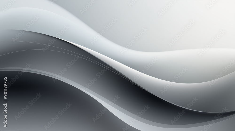 Obraz premium Abstract background smooth gradient of grey tones.