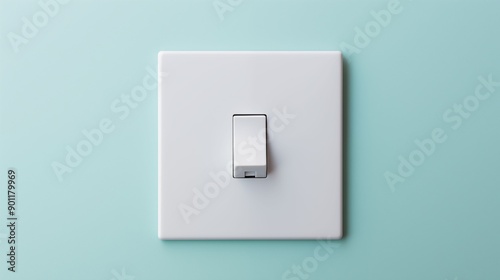 Image of light switch on a wall.