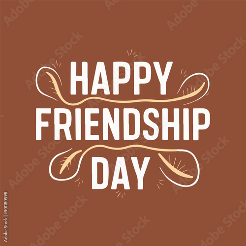 Happy Friendship Day T-Shirt Design