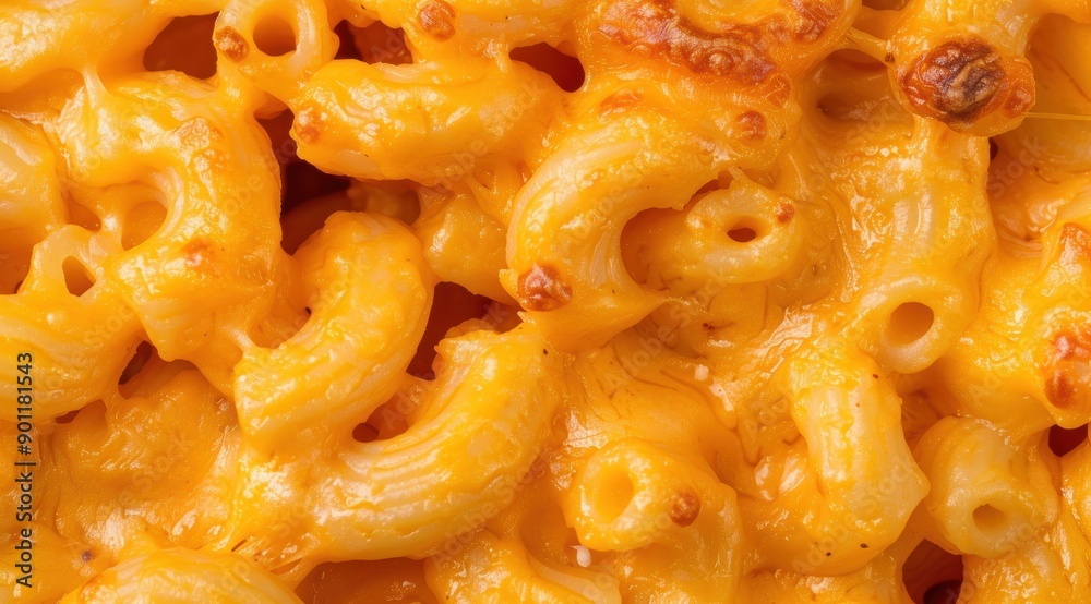 Fototapeta premium Delicious cheesy pasta bake