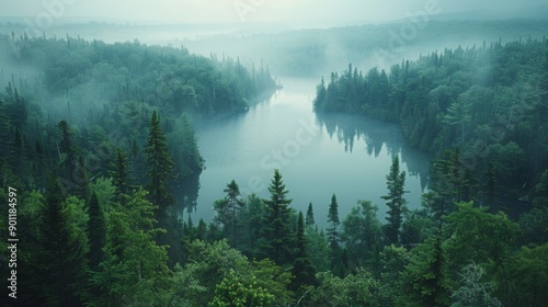 Algonquin Provincial Park, Ontario - Forested landscapes and pristine lakes