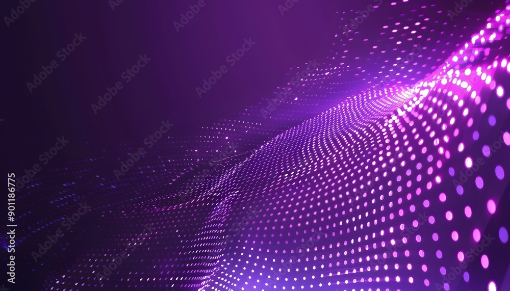 Fototapeta premium Halftone pattern. Horizontal vector illustration. Pink dots, blue halftone texture. Color halftone gradient. Pop Art blue pink comics Background. Bright neon Dots Background.