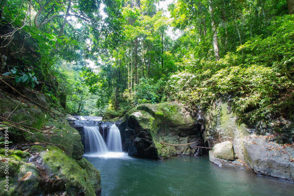 Kusing Waterfall in Central Kalimantan, Indonesia