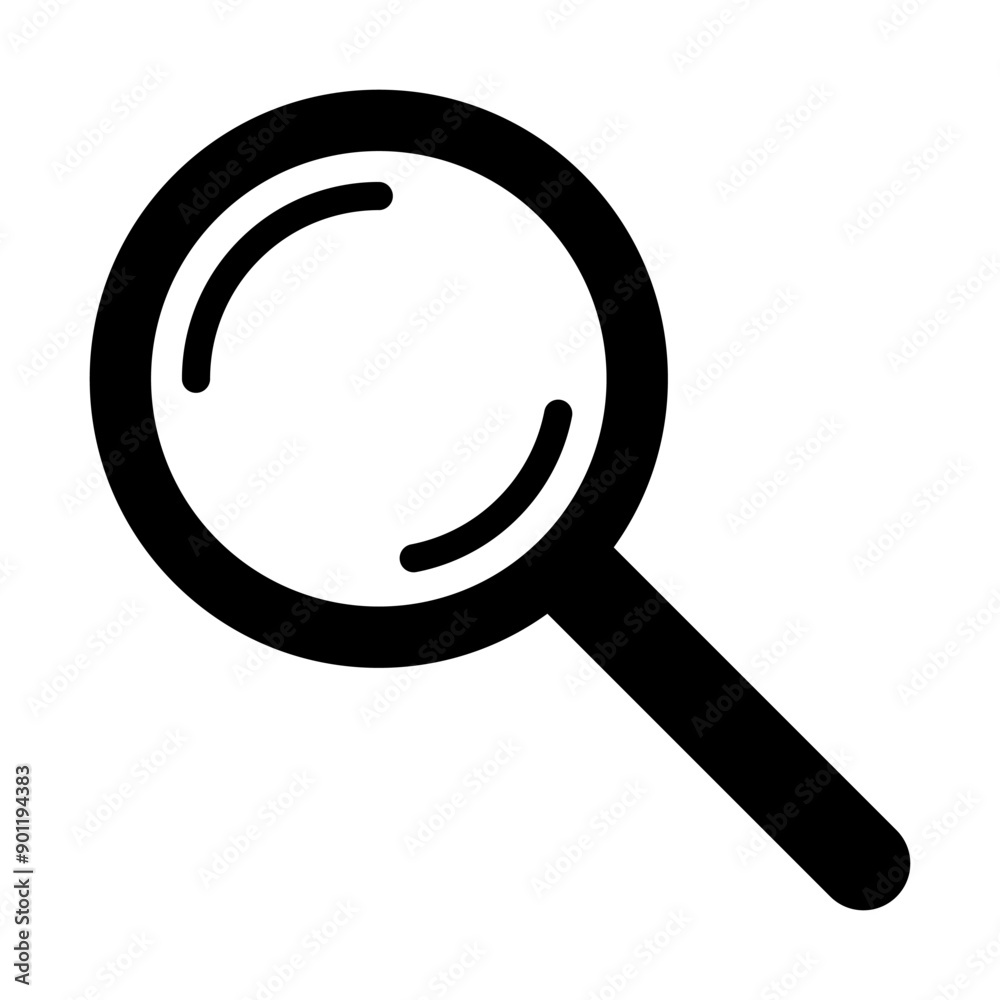 Magnifying glass icon, magnifier or loupe sign. Web search icon. Magnifying glass icon, magnifier or loupe sign. Web search icon.