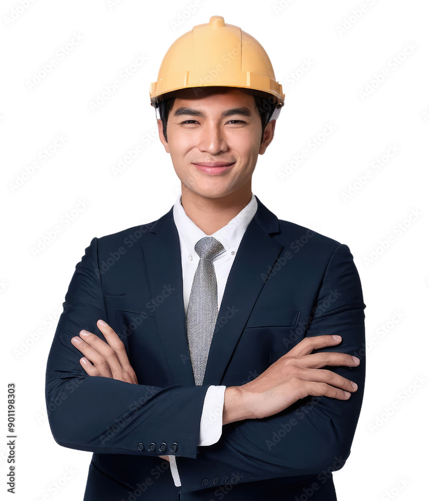 Professional man in a suit and construction helmet, confident and ready to lead projects in the construction industry. Professional man in a suit and construction helmet, confident and ready to lead projects in the construction industry.