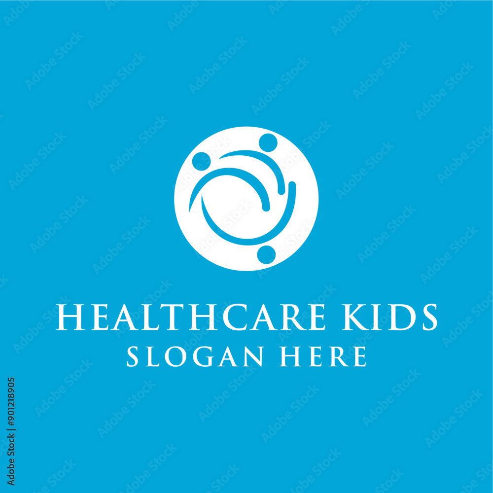 Obraz premium children's health care concept, simple, modern, clean