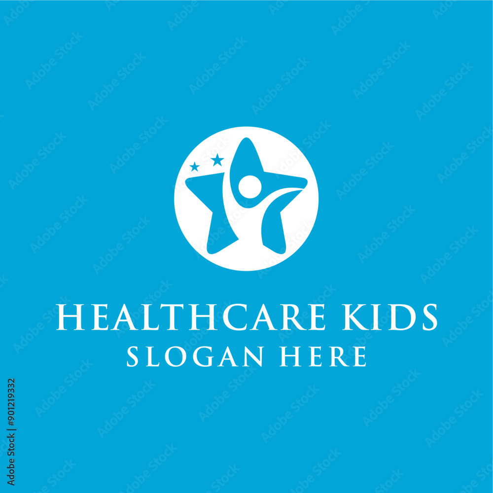 Obraz premium children's health care concept, simple, modern, clean