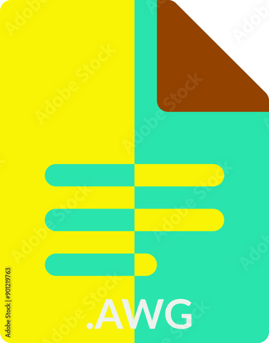 AWG icon 2 color combination mixture