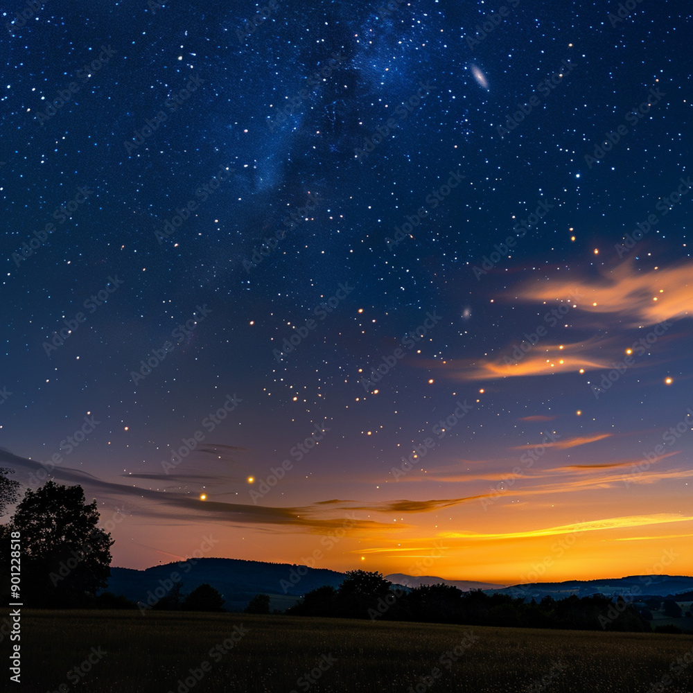 Naklejka premium nature in the sky 