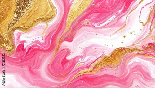 Wallpaper Mural Background with fluid art texture. Backdrop with abstract mixing paint effect. Liquid acrylic artwork that flows and splashes. Mixed paints for interior poster. pink and white colors Torontodigital.ca