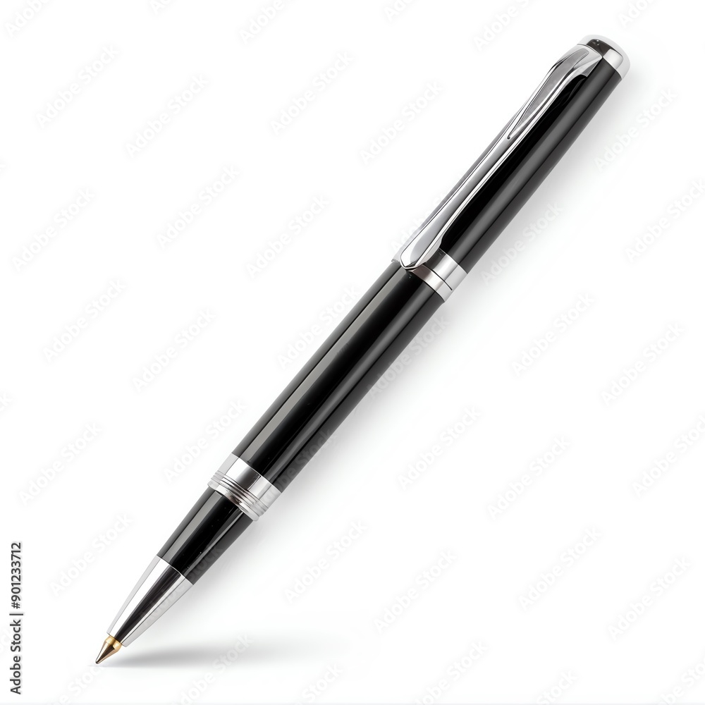 Elegant black pen with a sleek design, perfect for writing notes, signing documents, or gifting on special occasions. Elegant black pen with a sleek design, perfect for writing notes, signing documents, or gifting on special occasions.