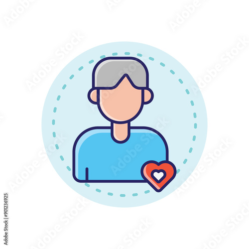 Belief in Yourself vector icon