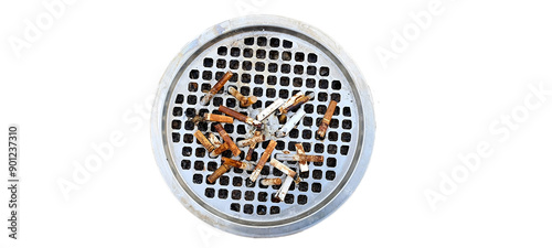 Cigarettes discarded in garbage dumps are harmful to the health of smokers