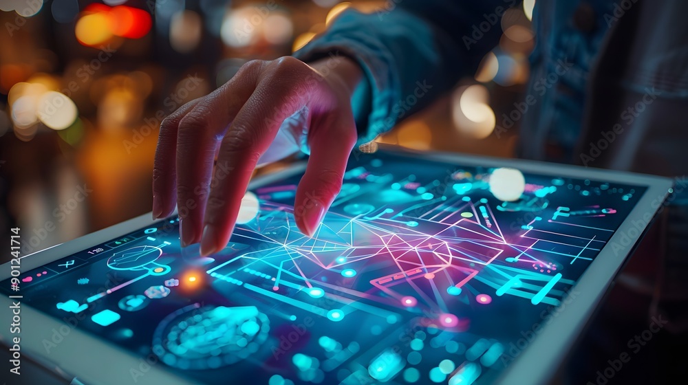 Engaging with Futuristic Technology on a Touchscreen Device Engaging with Futuristic Technology on a Touchscreen Device