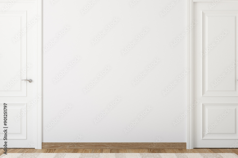 Interior background, blank wall mockup, art mockup Interior background, blank wall mockup, art mockup