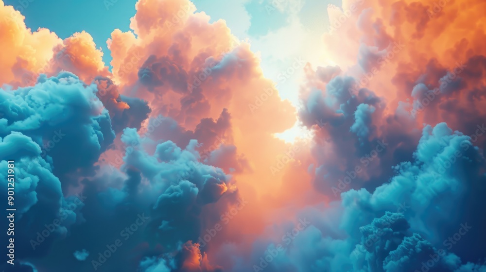 A plane soaring through a thick cloud-filled sky A plane soaring through a thick cloud-filled sky