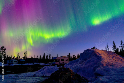 Northern Light at kiruna sweden
