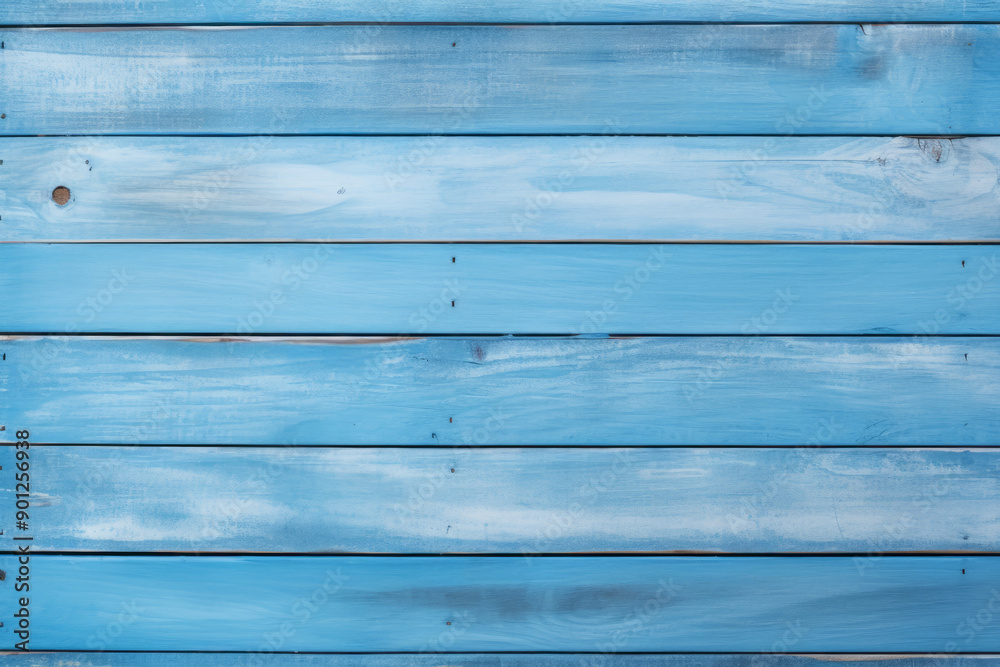 Naklejka premium Processed collage of light blue wooden background texture. Background for banner, backdrop