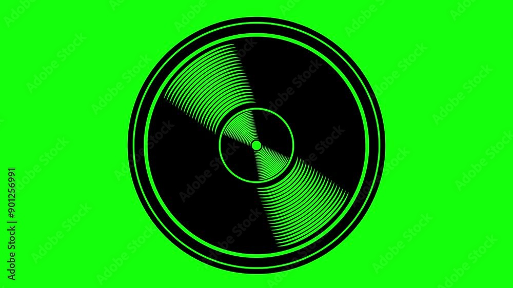 vinyl illustration video animation audio musical record silhouette ...