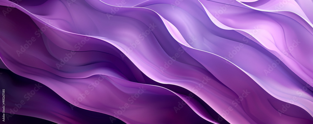 Obraz premium A bright violet background with a smooth gradient and a matte finish, creating a sophisticated and modern look.