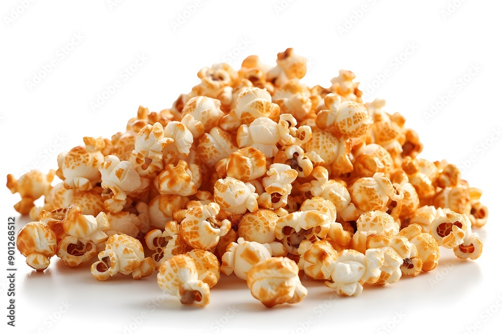 Delicious Pile of Buttered Popcorn Ready for Snacking
