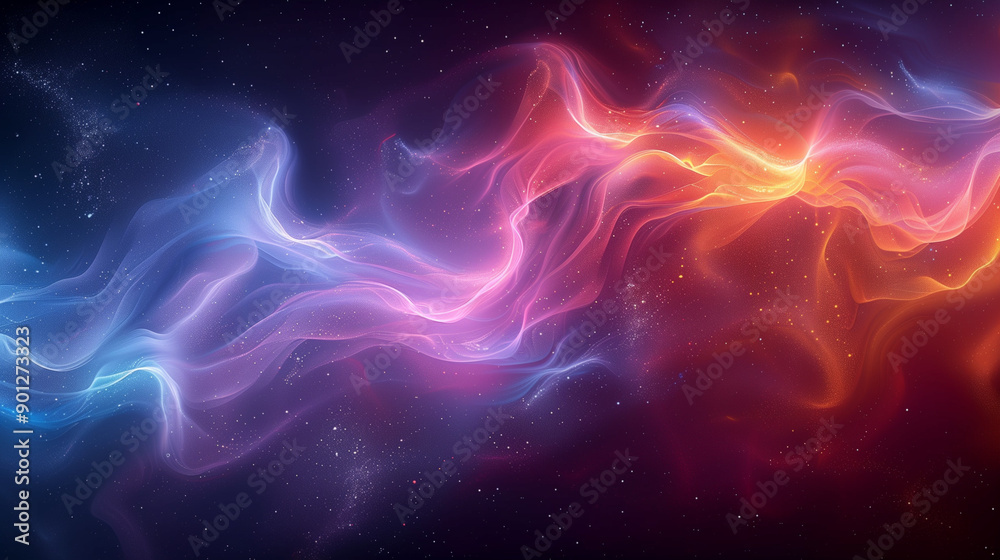 A background with smooth, abstract waves and curves in a gradient of cool colors, including seafoam green, light blue, and lavender A background with smooth, abstract waves and curves in a gradient of cool colors, including seafoam green, light blue, and lavender