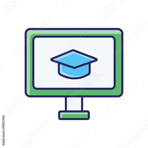 Online Courses vector icon