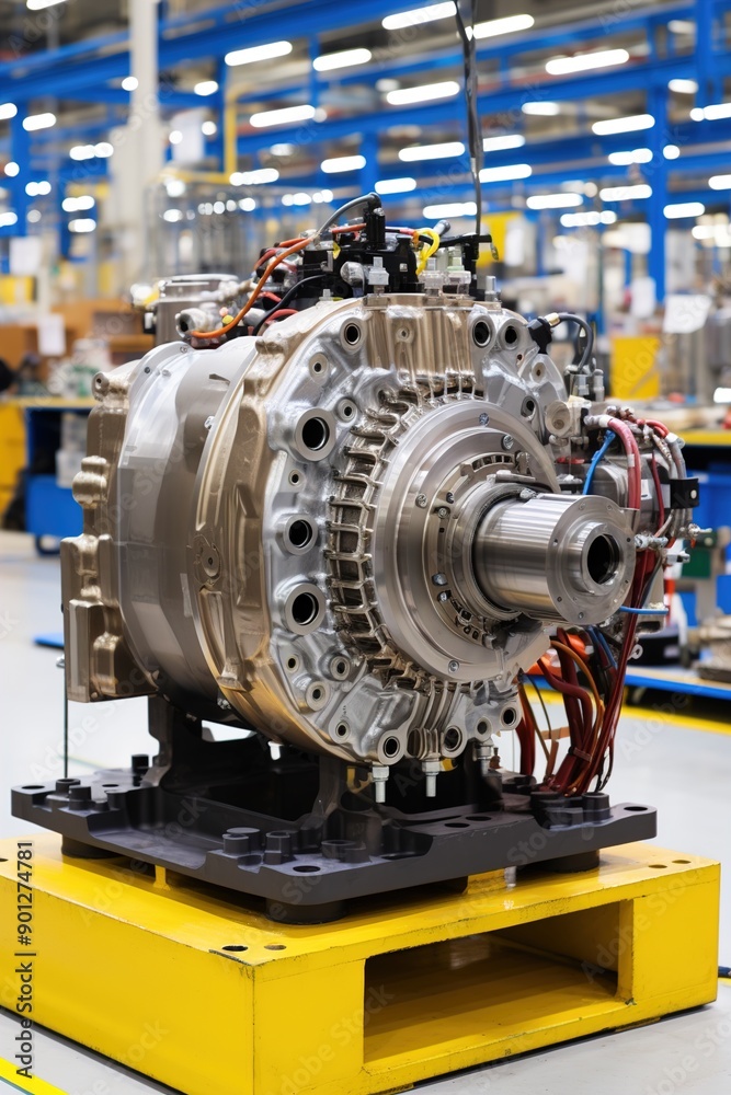 machine in factory machine in factory