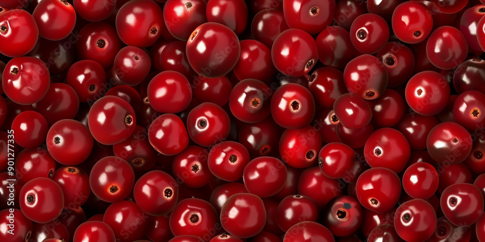 Seamless Tile Pattern for Photoshop, Cranberry on a dark background seamless pattern for website, blog, photoshop Seamless Tile Pattern for Photoshop, Cranberry on a dark background seamless pattern for website, blog, photoshop
