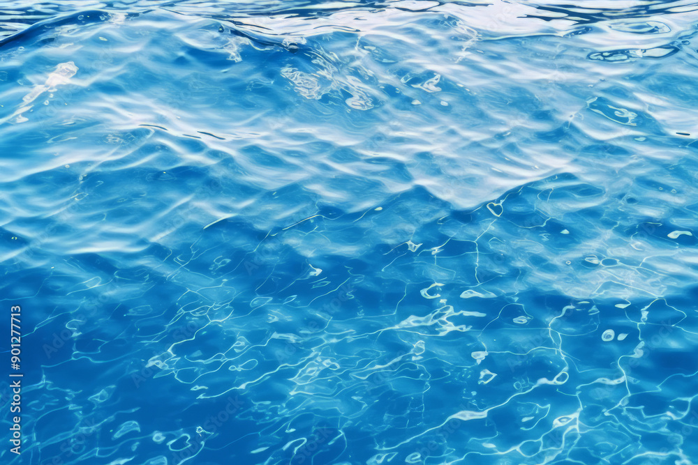 Processed collage of blue water waves texture in sunlight. Background for banner, backdrop Processed collage of blue water waves texture in sunlight. Background for banner, backdrop
