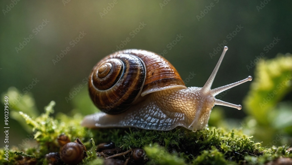 snail on a leaf snail on a leaf
