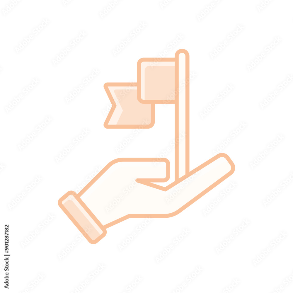 Perseverance vector icon Perseverance vector icon