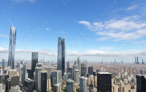 Captures the vibrant cityscape and urban density of New York City