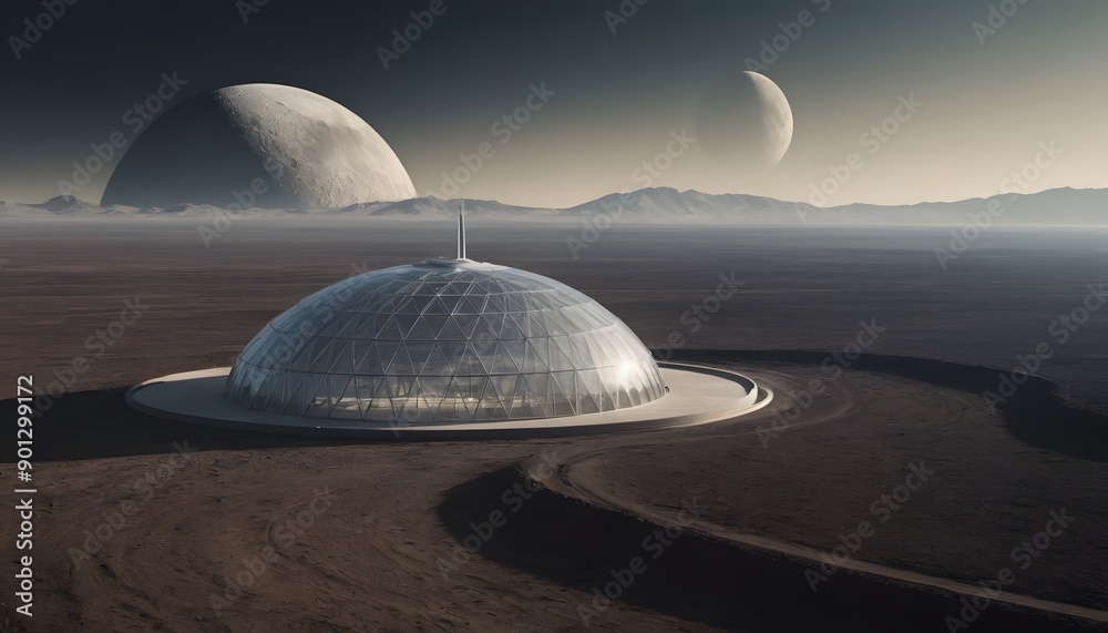 Greenhouse on an unknown planet. Greenhouse on an unknown planet.