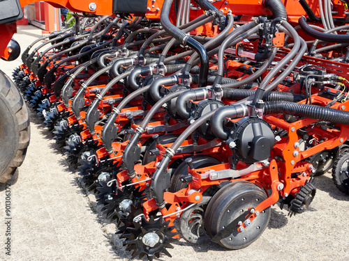 Принти на полотні Trailed direct seed drill