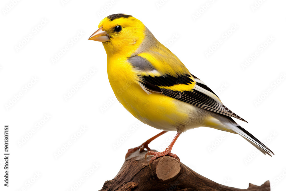 Elegant goldfinch isolated on transparent background for ornithology and nature-themed design projects Elegant goldfinch isolated on transparent background for ornithology and nature-themed design projects