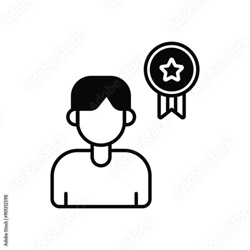 Role Model vector icon