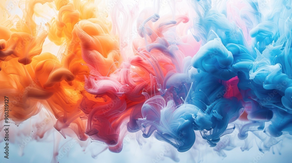 Abstract Swirling Colors Abstract Swirling Colors