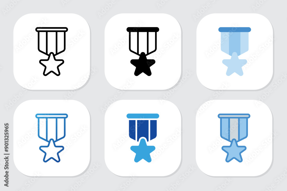 first place star badge icons with various design styles first place star badge icons with various design styles